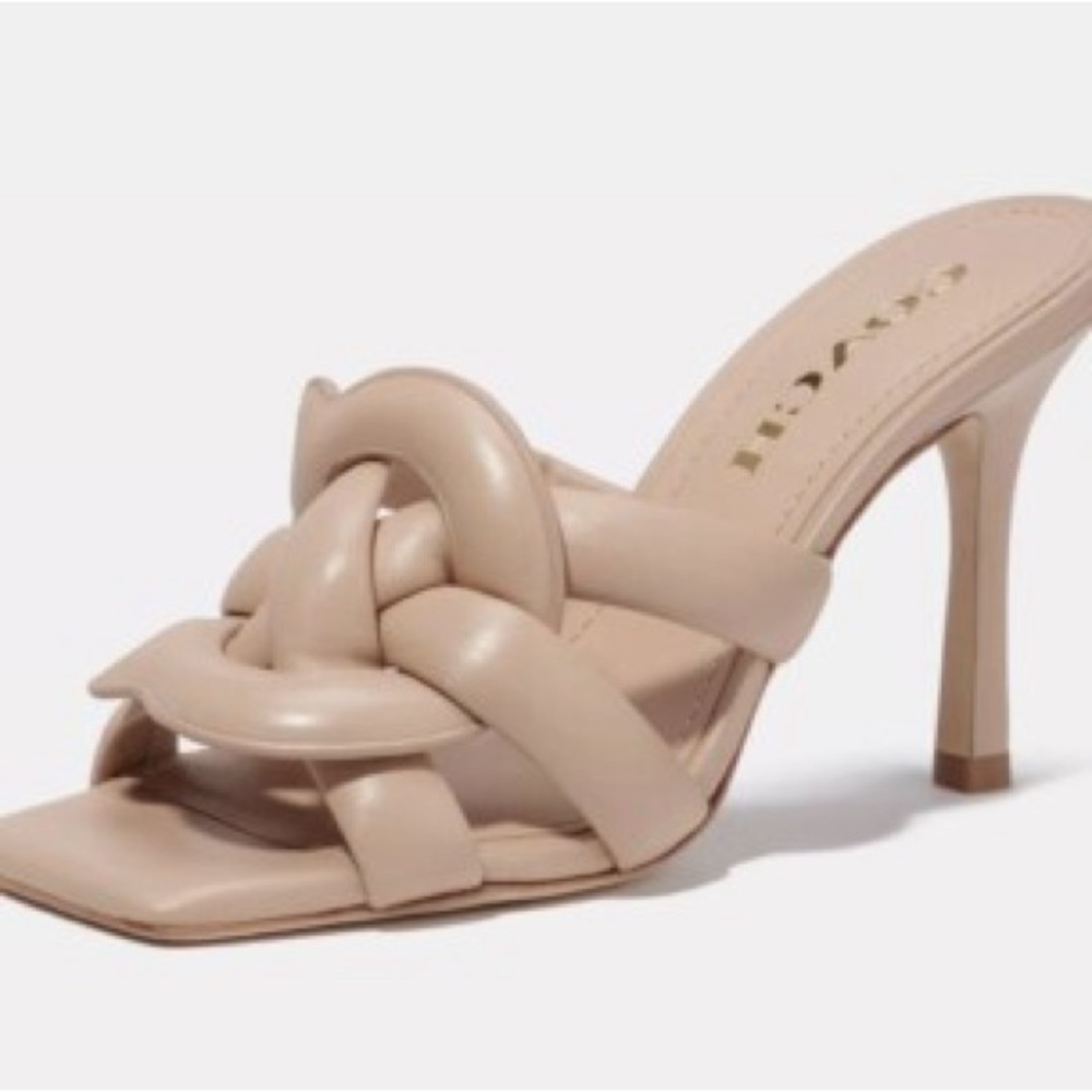 Coach Kellie Leather Sandal Beechwood 7